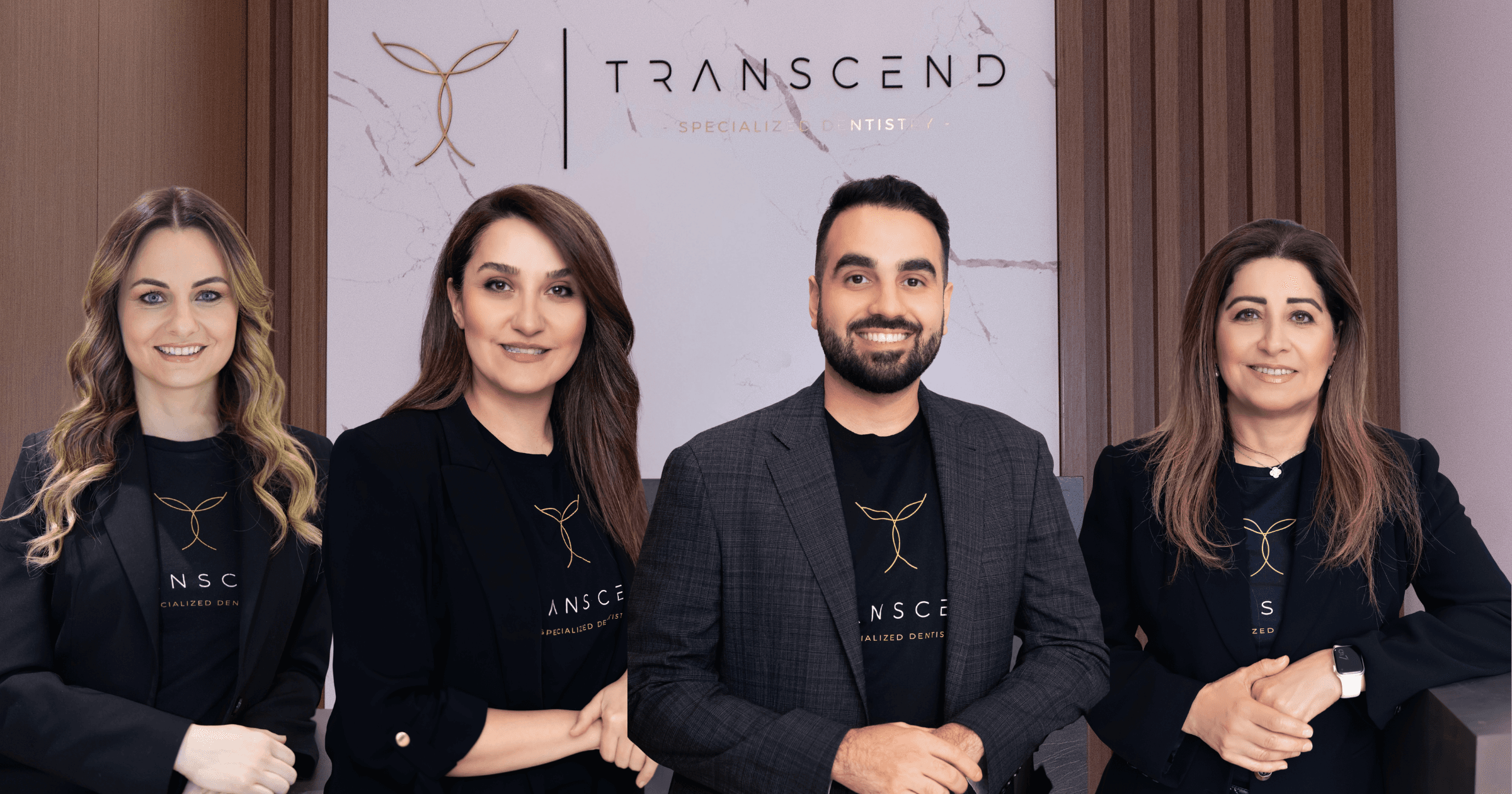 Transcend Specialized Dentistry team — prosthodontist, periodontist, and orthodontist in Vancouver