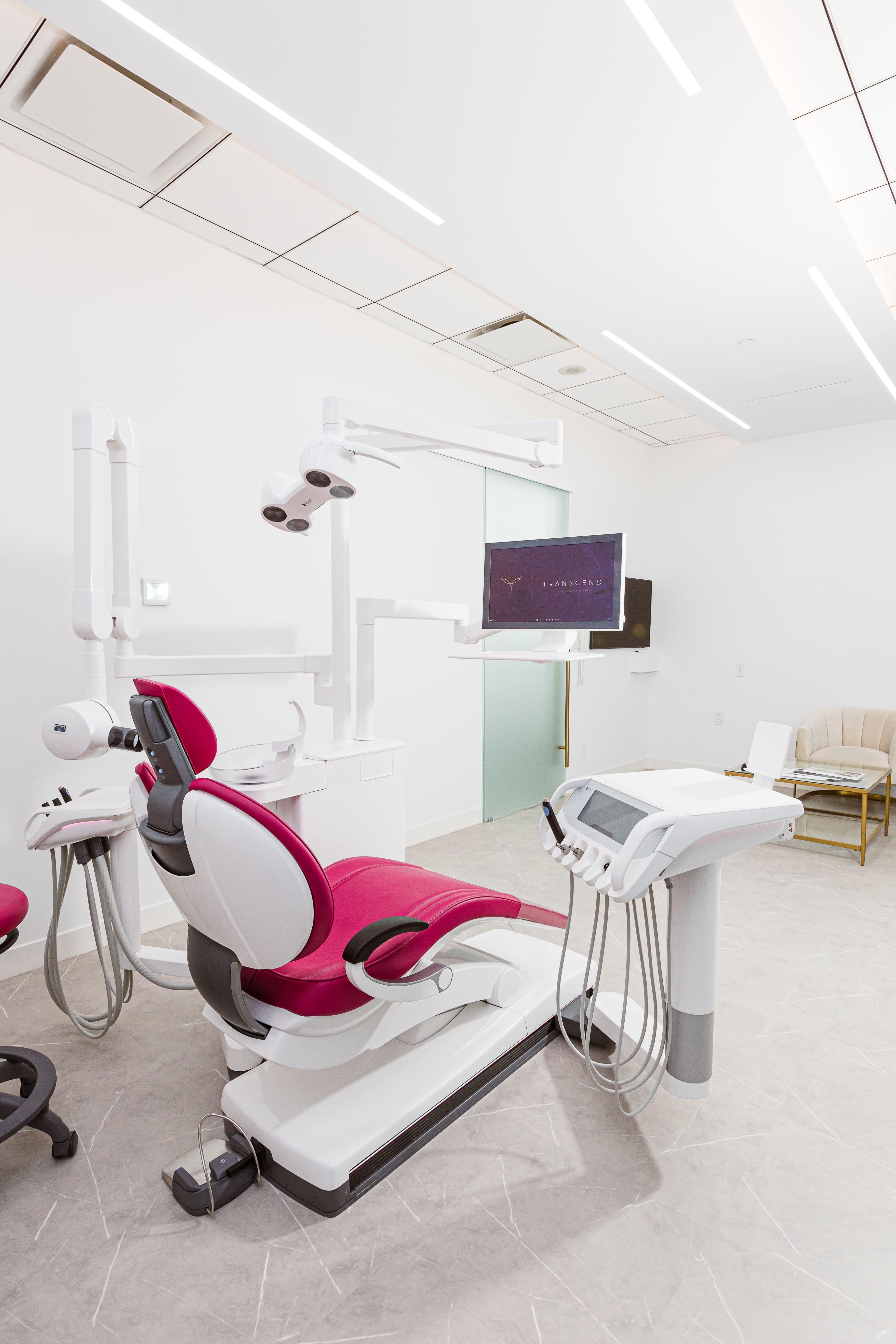 Modern dental treatment room at Transcend Specialized Dentistry Vancouver